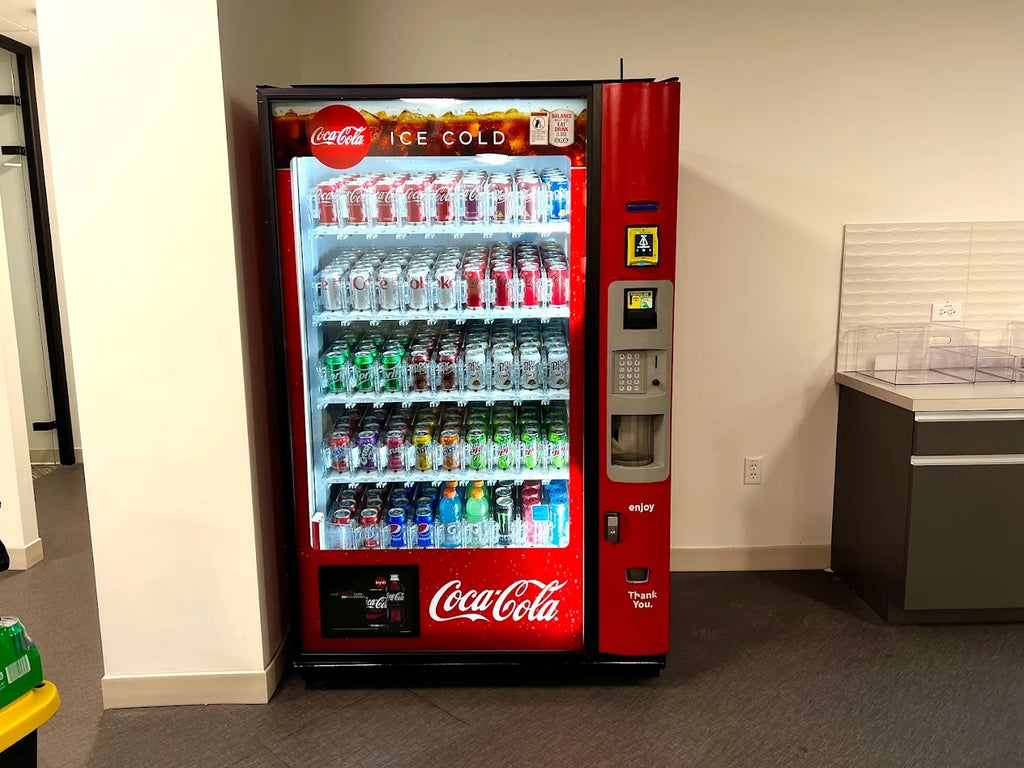 Free Beverage Vending Service Chicago & Suburbs | Cashless, Modern, 24/7 Restocking